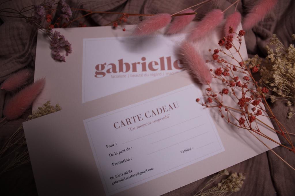 Carte Cadeau Gabrielle